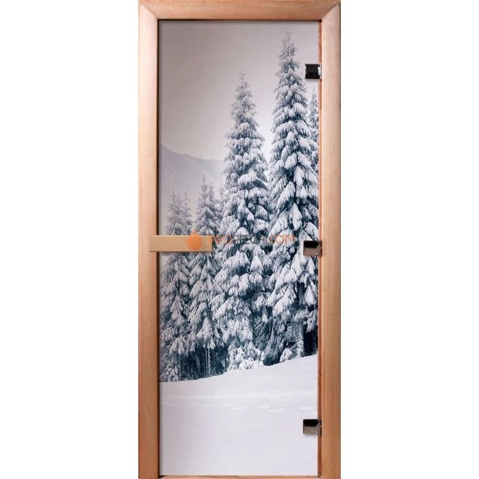 Дверь для бани DoorWood Фотопечать А091, 1800x800 мм