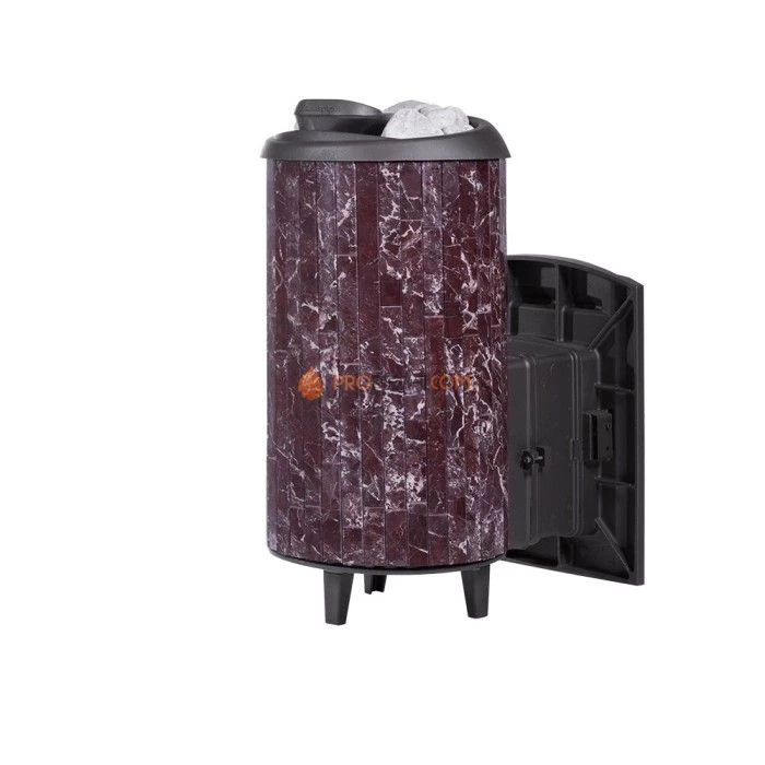 Чугунная печь для бани Атмосфера XL ламели Россо Леванто