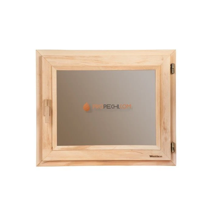 Окно Woodson 50x60, стекло бронза, ольха