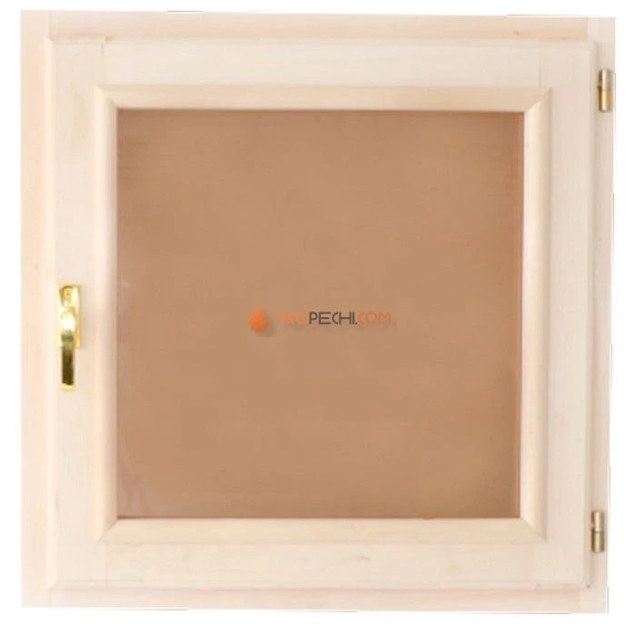 Окно из липы 800х800 мм