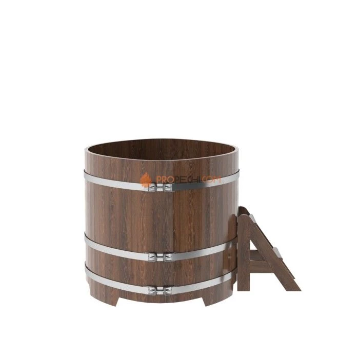 Купель BentWood овальная из мореного дуба 1,15х1,83