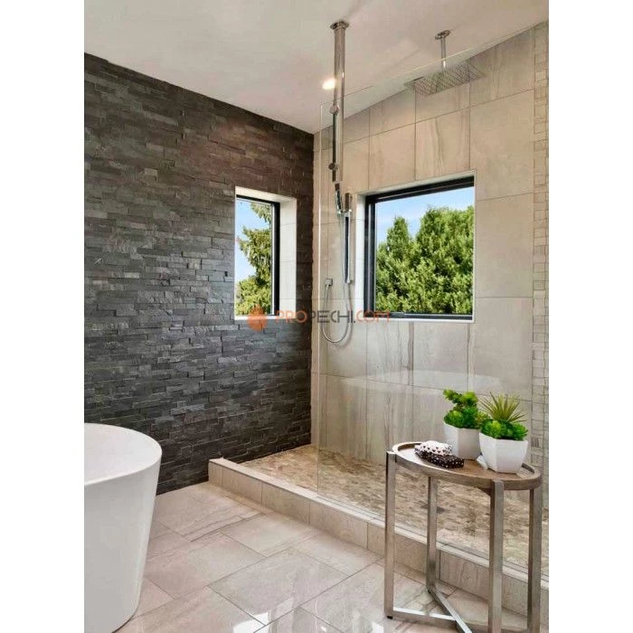 Панель Классик Сланец Черный (600х150мм) упак. (7шт/0,63м2)