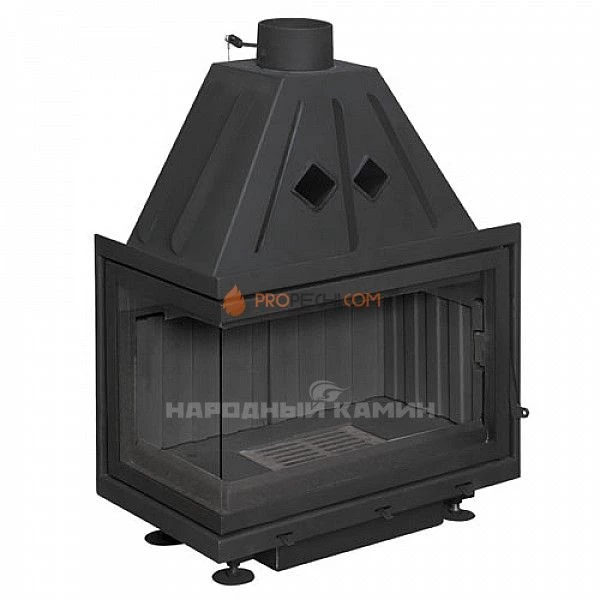 АЛЬФА 700LB два стекла левая черный шамот