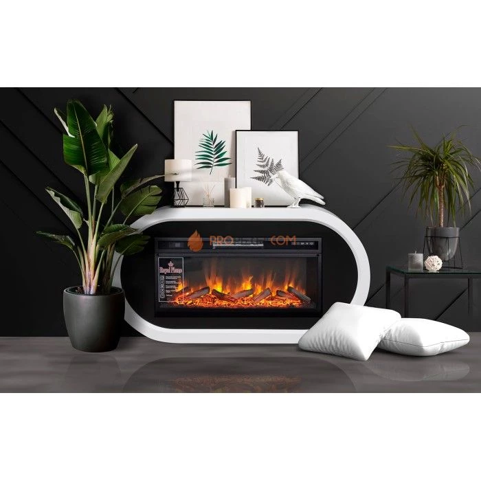 Портал Royal Flame Ellips - Орех (ширина 1450 мм)