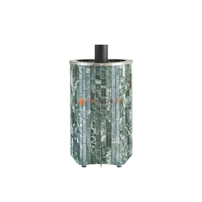 Дровяная печь для сауны Ферингер Макси До 30 м³ - Змеевик - наборные ламели - обрамление Металл