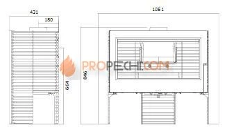 Печь-камин Invicta Itaya