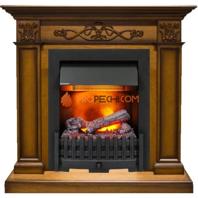 Каминокомплект Dimplex Verona - Дуб антик с очагом Danville Black FB2