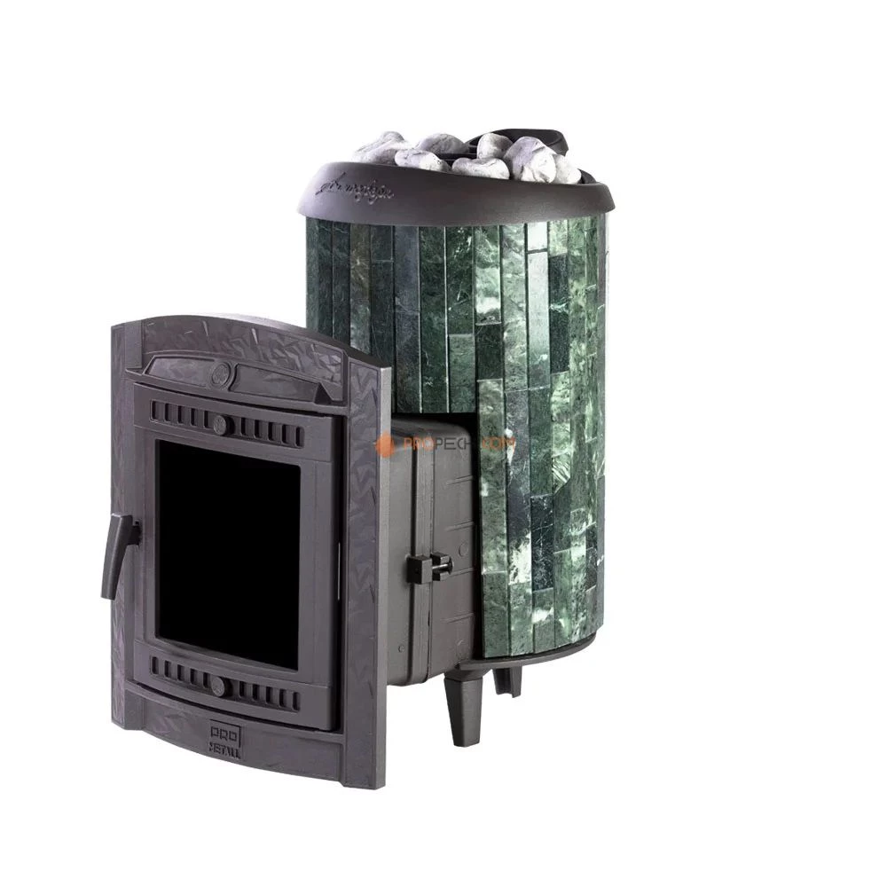 Печь банная «Атмосфера L» в ламелях «Змеевик»