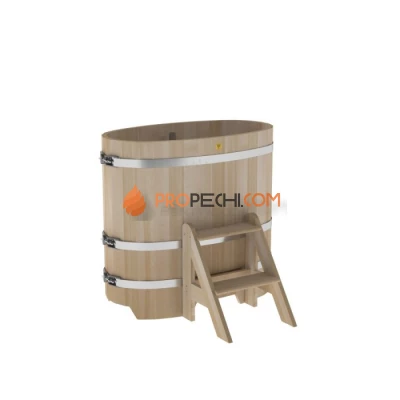Купель BentWood овальная из кедра 0,59х1,06 премиум