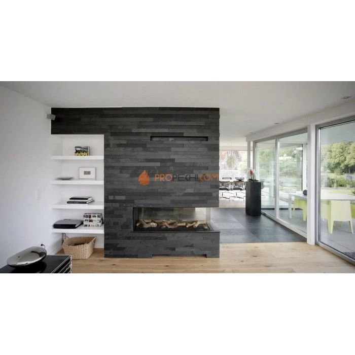 Панель Сланец черный нарезка (70х300мм) упак. (20шт/0,42м2)