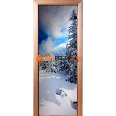 Дверь для бани DoorWood Фотопечать А081, 2000x900 мм