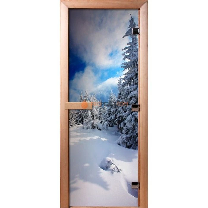 Дверь для бани DoorWood Фотопечать А081, 2000x900 мм