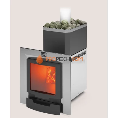 Печь для бани Русь-12 ЛНЗП Профи Панорама (1.1)