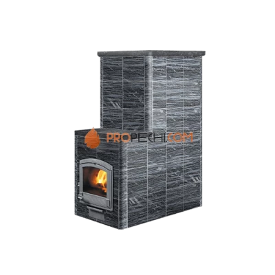 Дровяная печь для бани Tulikivi Grinion Grafia 45 с выносной топкой