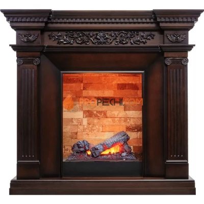 Каминокомплект Dimplex Amalfi - Махагон коричневый антик с очагом Cassette 400 NH