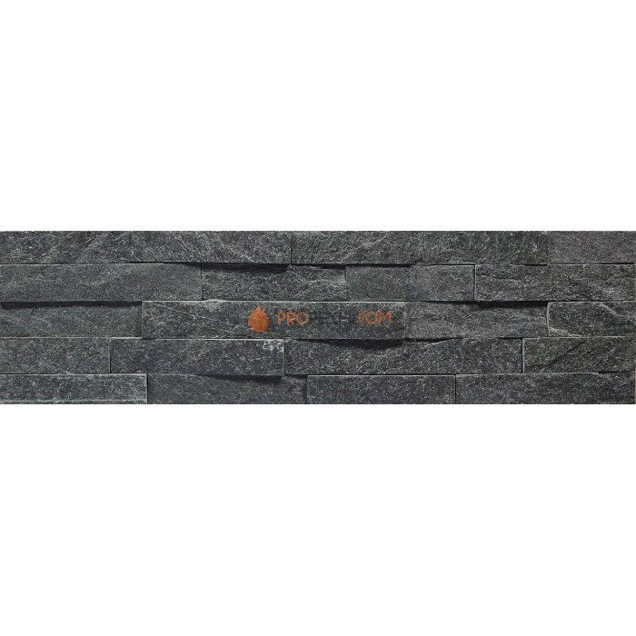 Панель Классик Кварцит Черный (600х150мм) упак. (7шт/0,63м2)