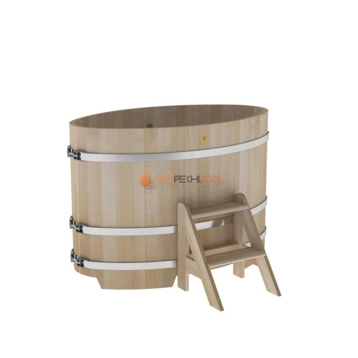 Купель BentWood овальная из кедра 0,80х1,42 премиум