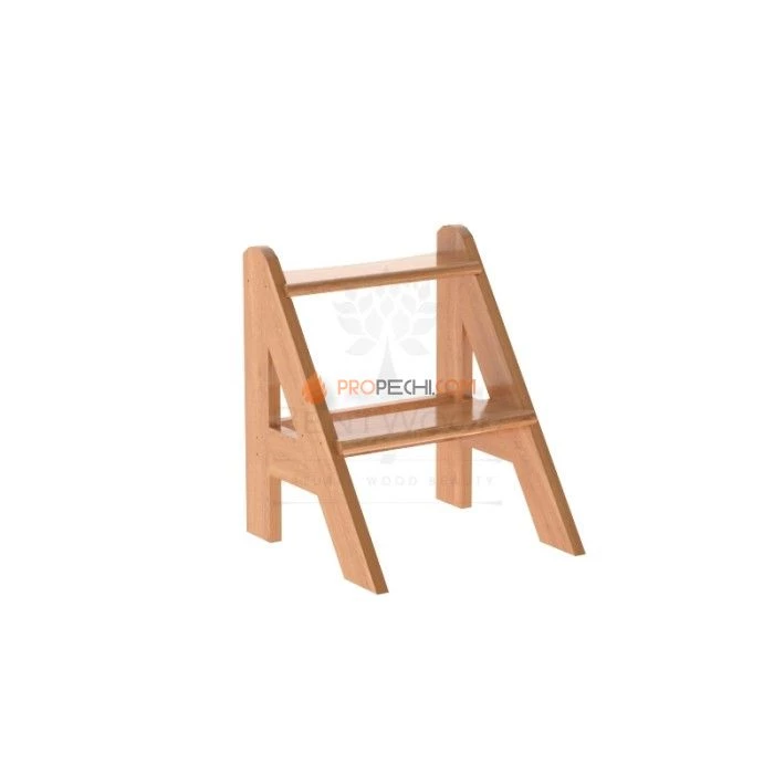 Лесенка BentWood для купели 2 ступени из натурального дуба