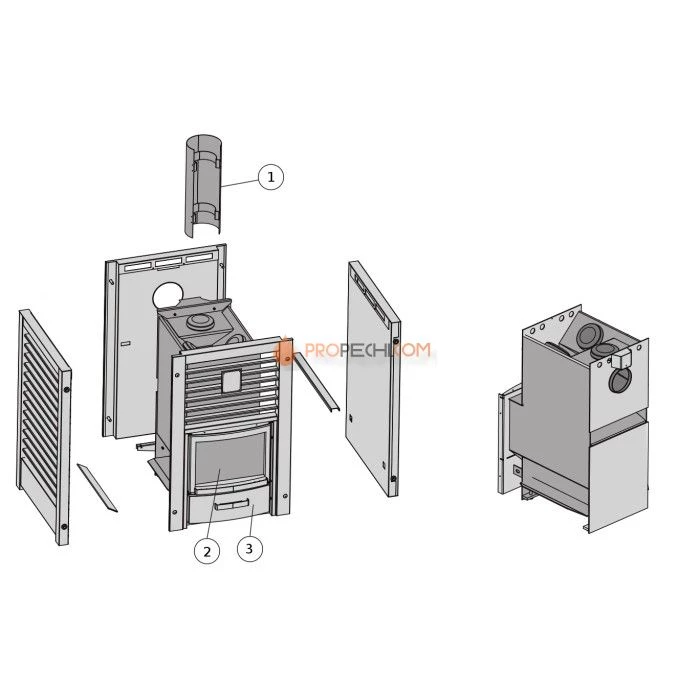 Дровяная печь для бани Harvia Finland 300GLB