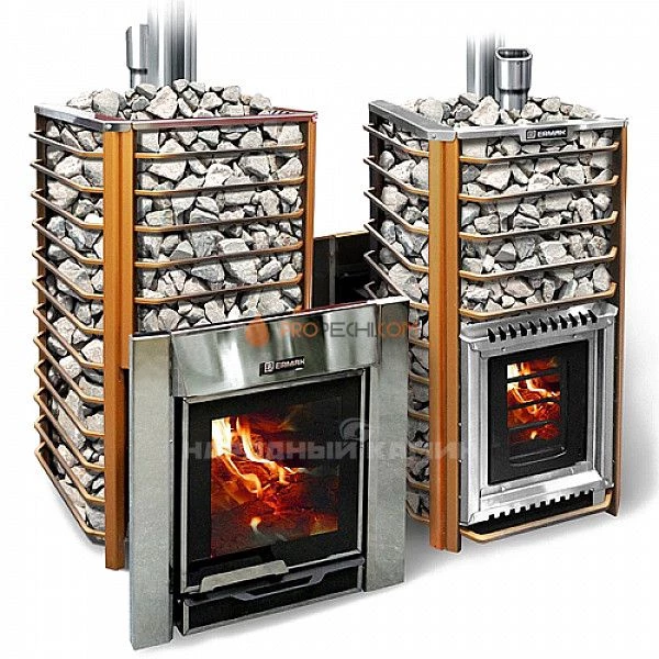 Банная печь Ермак 30 Сетка-Люкс (Чугун)