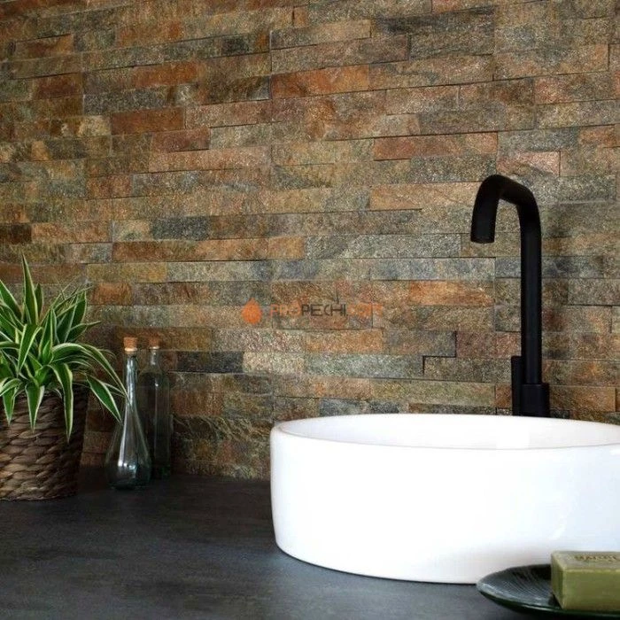 Панель Классик Кварцит Мультиколор (600х150мм) упак. (7шт/0,63м2)