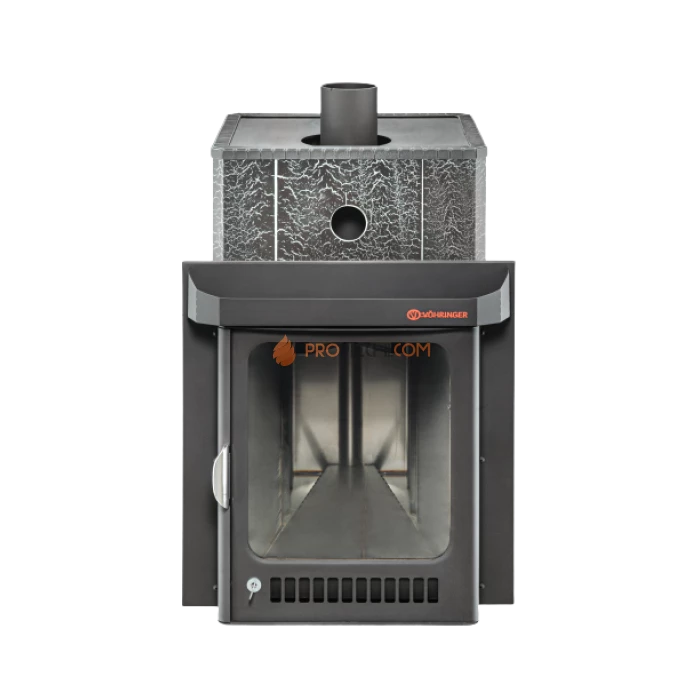 Дровяная печь для бани Ферингер Квадра в кожухе Лайн до 25 м³