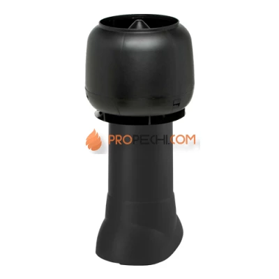 Вентиляционный выход изолированный с колпаком 125/160/500 черный