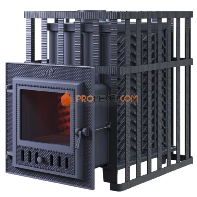 Чугунная печь для бани Гефест GFS ЗК 30М в сетке