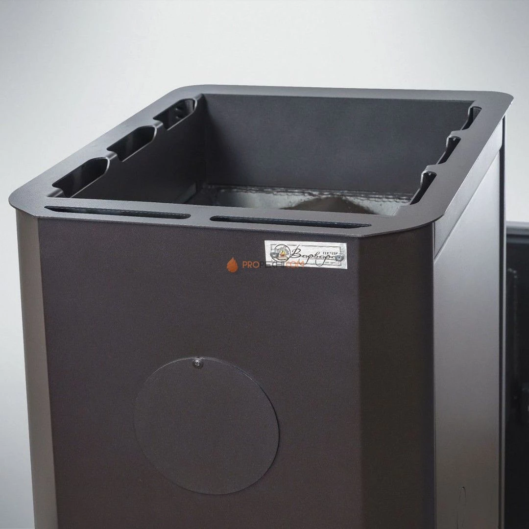 Печь банная Варвара Паленица, удлиненная топка