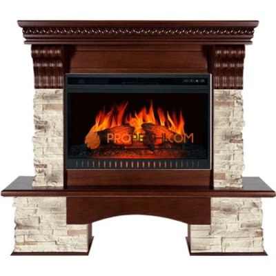 Каминокомплект Royal Flame Aberdeen - Темный дуб с очагом Vision 26 EF LED FX