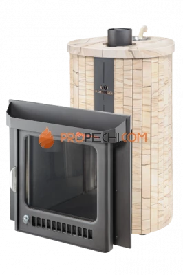 Банная печь Ферингер Малютка ПФ "Окаменевшее дерево" наборный