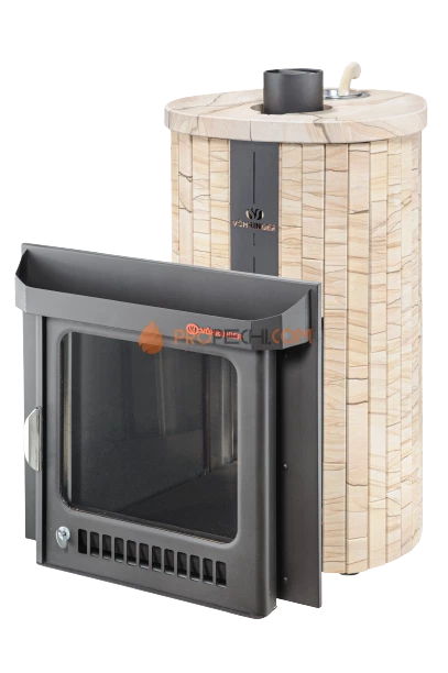 Банная печь Ферингер Малютка ПФ "Окаменевшее дерево" наборный