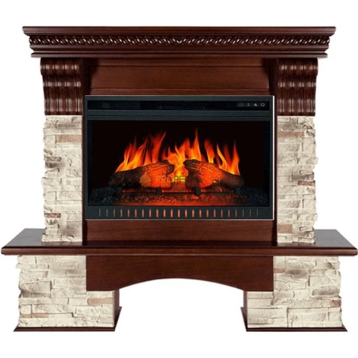 Каминокомплект Royal Flame Aberdeen - Темный дуб с очагом Vision 26 EF LED FX