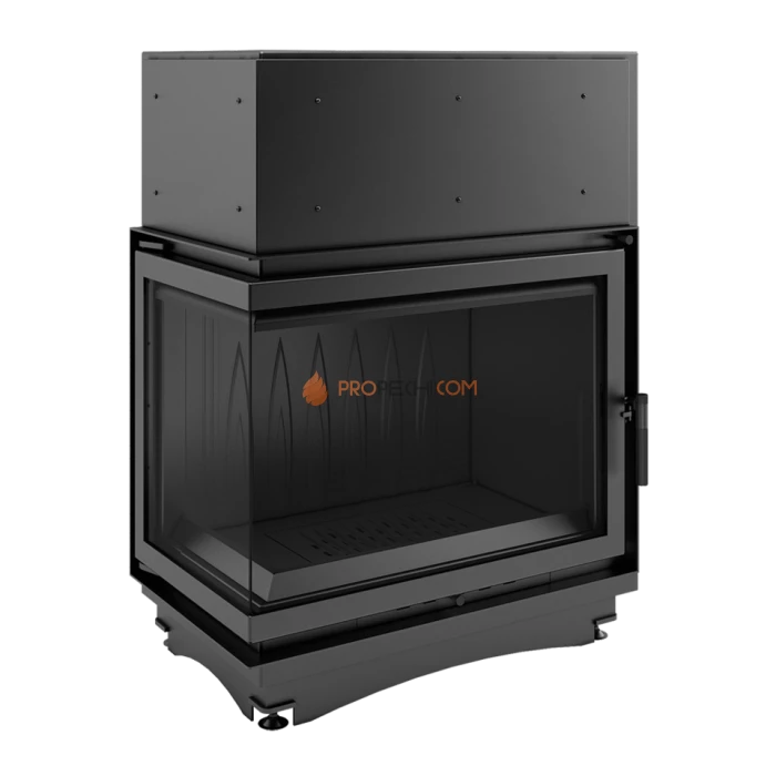 Каминная топка Kratki Amelia/L/BS (угловое стекло слева)