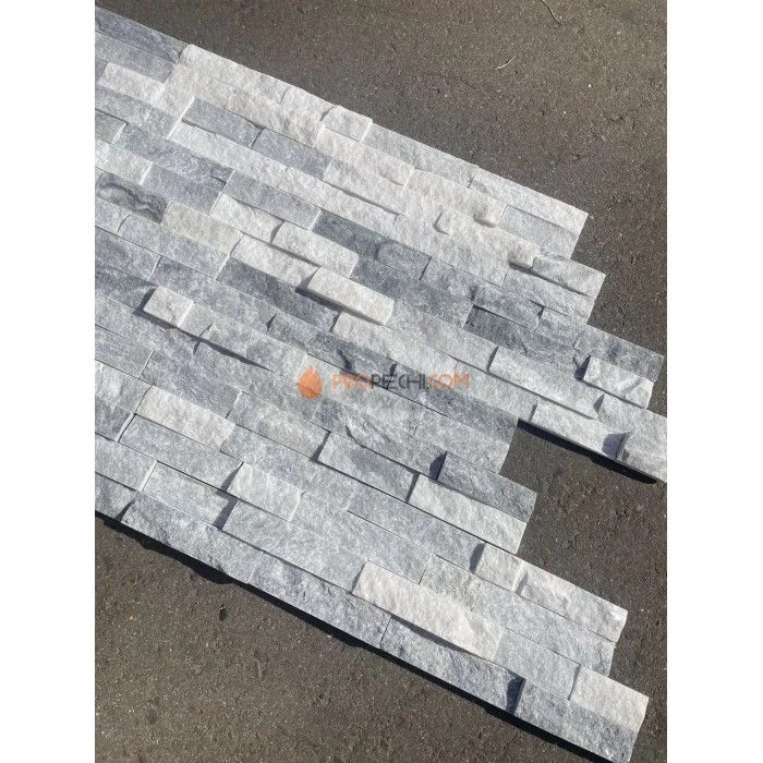 Панель Неоклассик бело-серый (600х150мм) упак. (6шт/0,54м2)