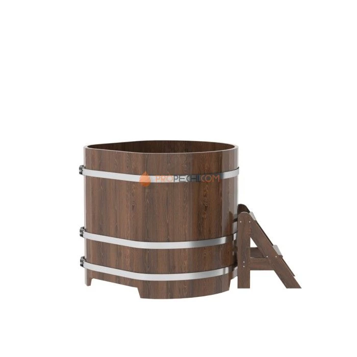 Купель BentWood угловая из мореного дуба 1,03х1,03