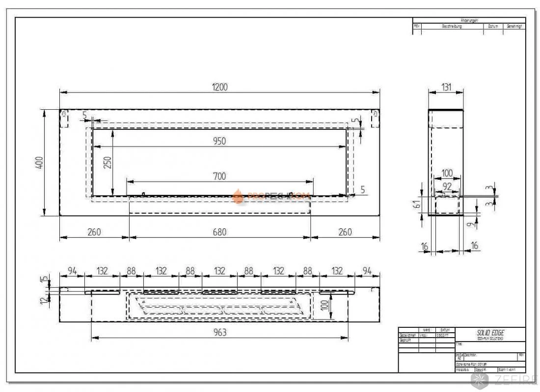 Биокамин Zefire Orion 1200