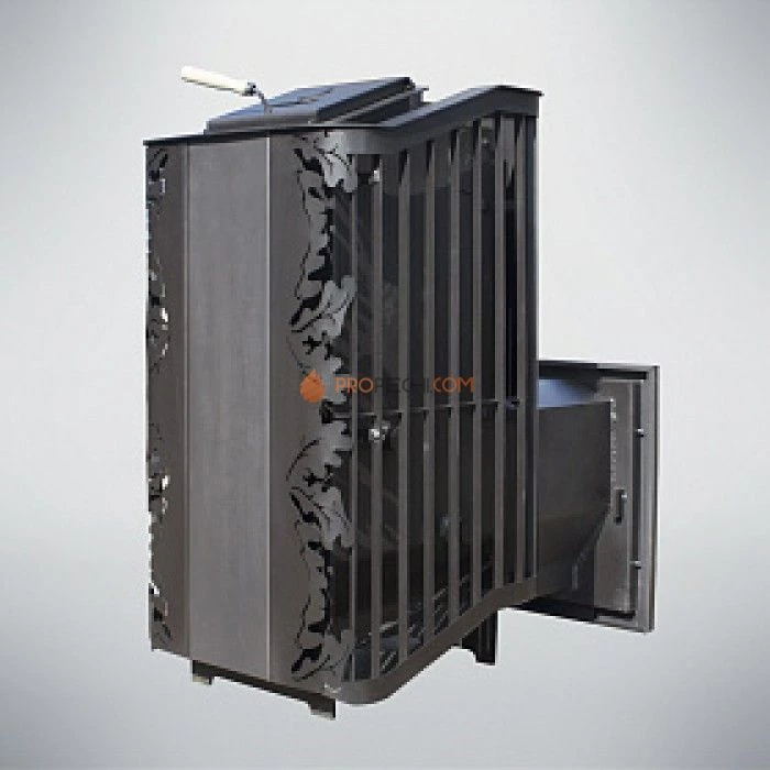 Дровяная печь для бани Варвара Терма Каменка удлиненная