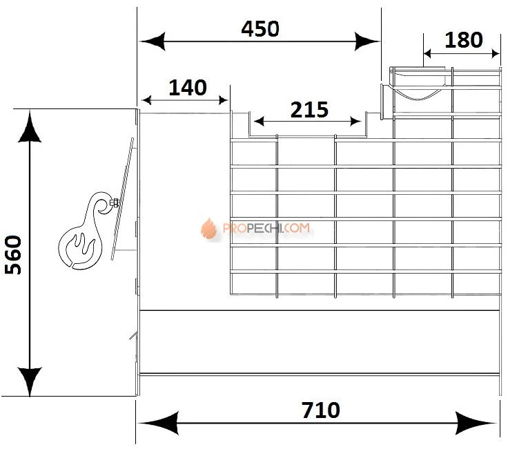 Банная печь Царь Печи Любаня Комфорт