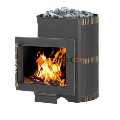 Дровяная печь для бани Везувий Лава 22 Панорама