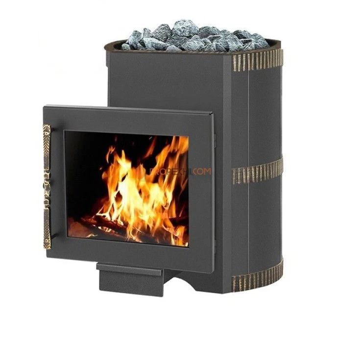 Дровяная печь для бани Везувий Лава 22 Панорама