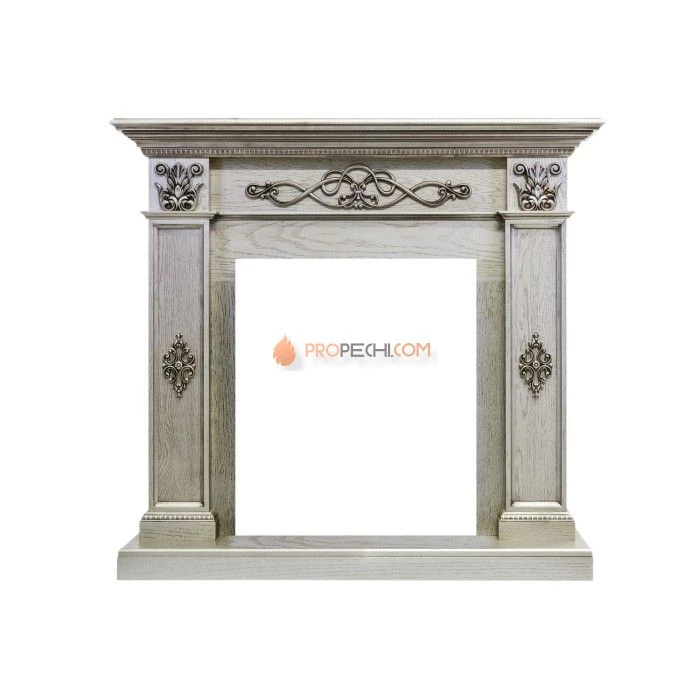 Каминокомплект Dimplex Derby - Old silver с очагом Brookline Black