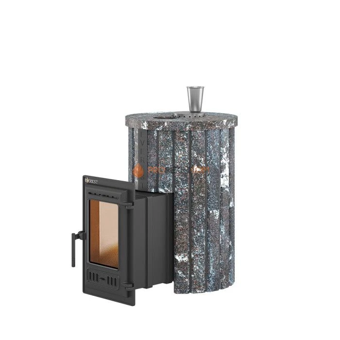 Чугунная печь для бани Эверест Steam Master 18 Ламель Амфиболит, S-20