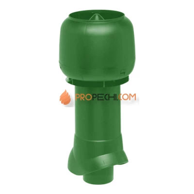 Вентиляционный выход изолированный с колпаком 110/160/500 зеленый