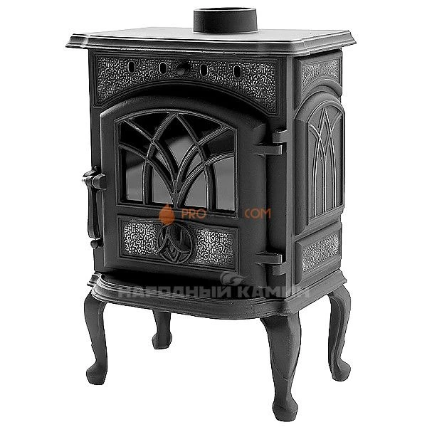 Чугунная печь Рубцовск ПМЧ-7АС патина
