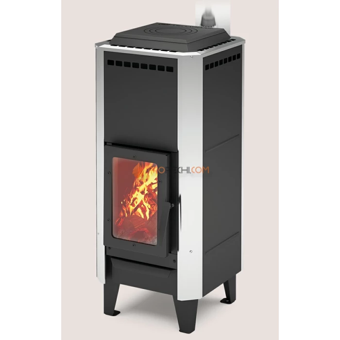 Отопительная печь Теплодар Вертикаль металлика