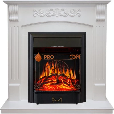 Каминокомплект Royal Flame Sorrento - Белый дуб с очагом Majestic FX Black