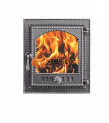 Дверка каминная ВЕЗУВИЙ 210 (Антрацит)