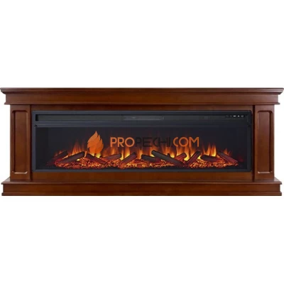 Каминокомплект Royal Flame Geneva 60 - Темный дуб с очагом Vision 60 LOG LED