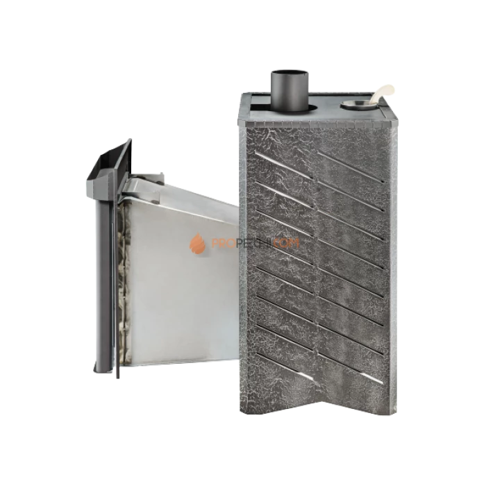 Дровяная печь для бани Ферингер Квадра в кожухе Лайн до 25 м³